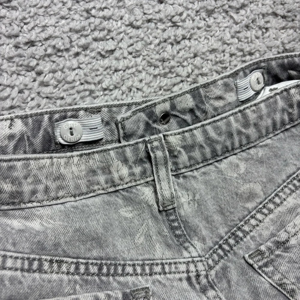 Gap Jeans Girls 16 Girlfriend Floral Print Adjustable Waist Mid Rise Girly BOHO